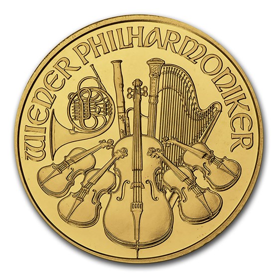 2004 Austria 1 oz Gold Philharmonic BU 2004 Austria 1 oz Gold Philharmonic BU